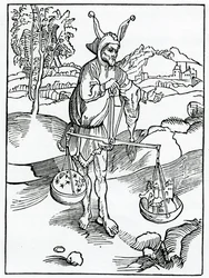 Of them that despise everlasting joy, and set things transitory before things eternal and everlasting, illustration from Alexander Barclay